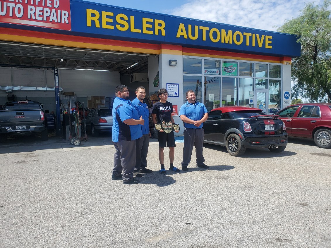 repairman changing out tire